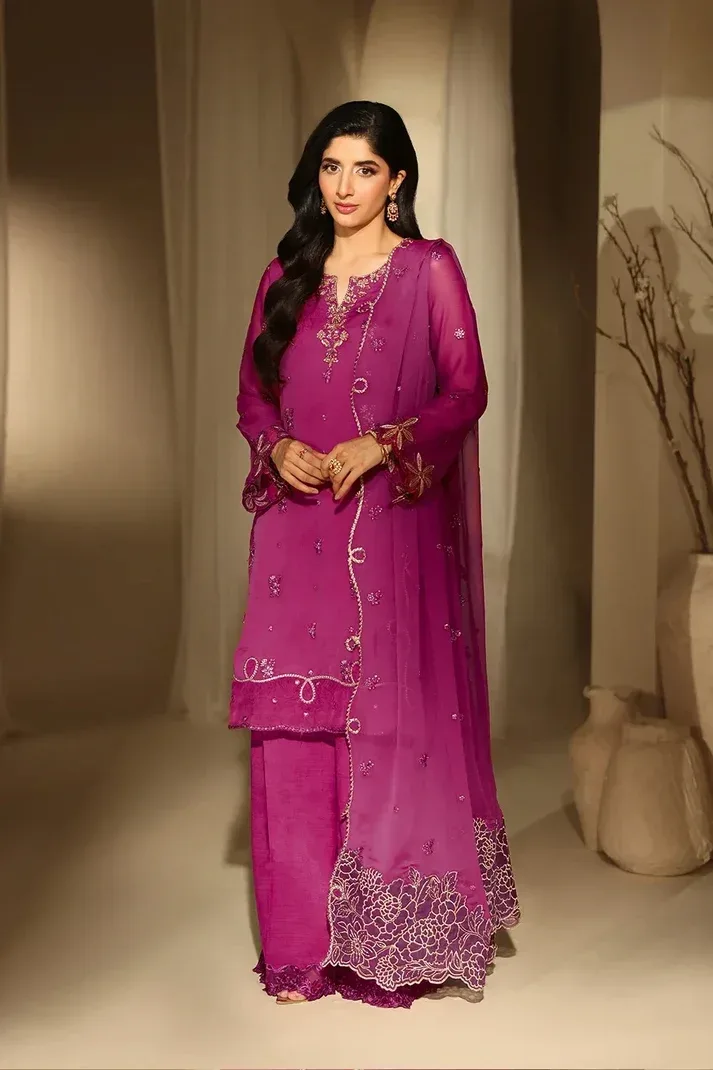 Azure Luxe Eid Edit'26 Design 04 - Sequins Embroidered Unstitched 3 Piece