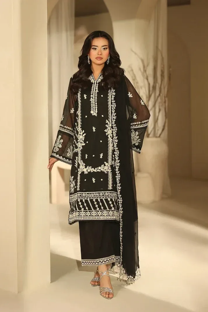 Azure Luxe Eid Edit'26 Design 05 - Sequins Embroidered Unstitched 3 Piece